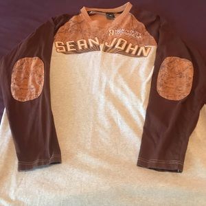 Sean John Men’s Long Sleeve Knit Shirt XXL